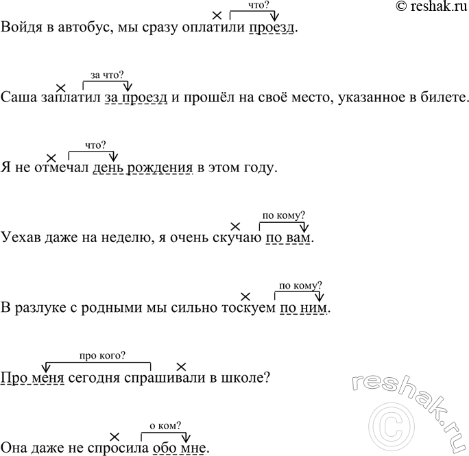 Изображение 110 Составьте и запишите предложения со словосочетаниями из рубрики «Возьмите на заметку!». Глаголы употребляйте в спрягаемой форме.Образец записи: Он оплатит проезд,...